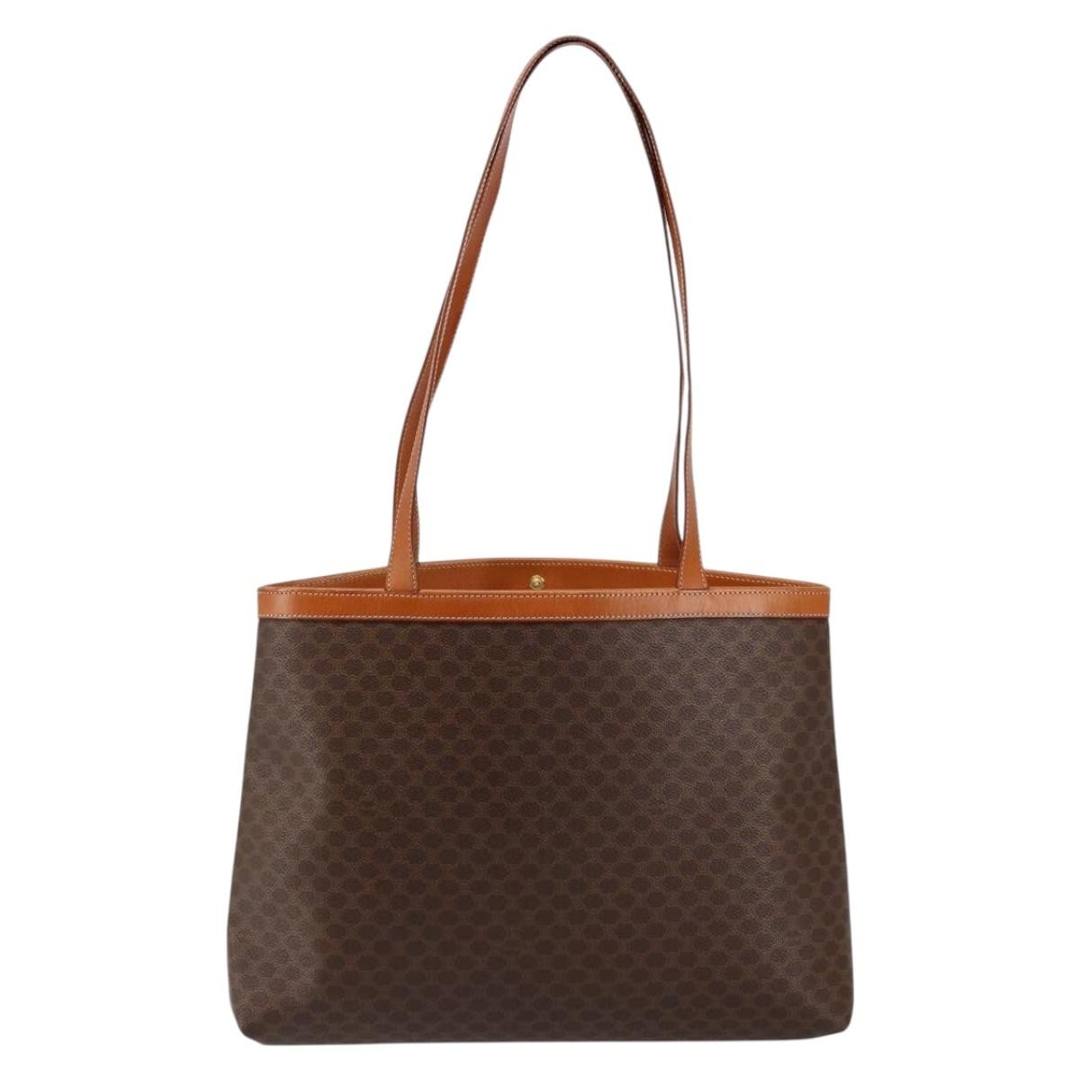 Celine Tote bag Canvas, BROWN, CANVAS, Tote bag