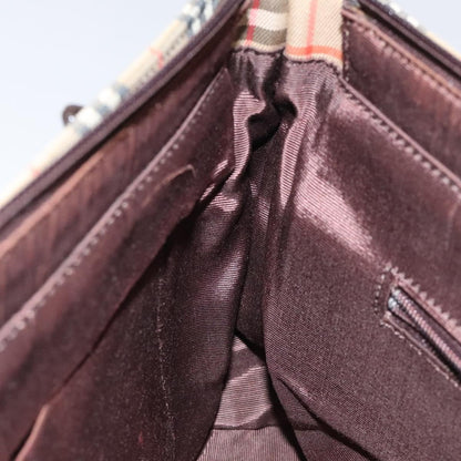 Burberry Nova Check Handbag Nova Check Canvas and leather, BEIGE, CANVAS, Handbag