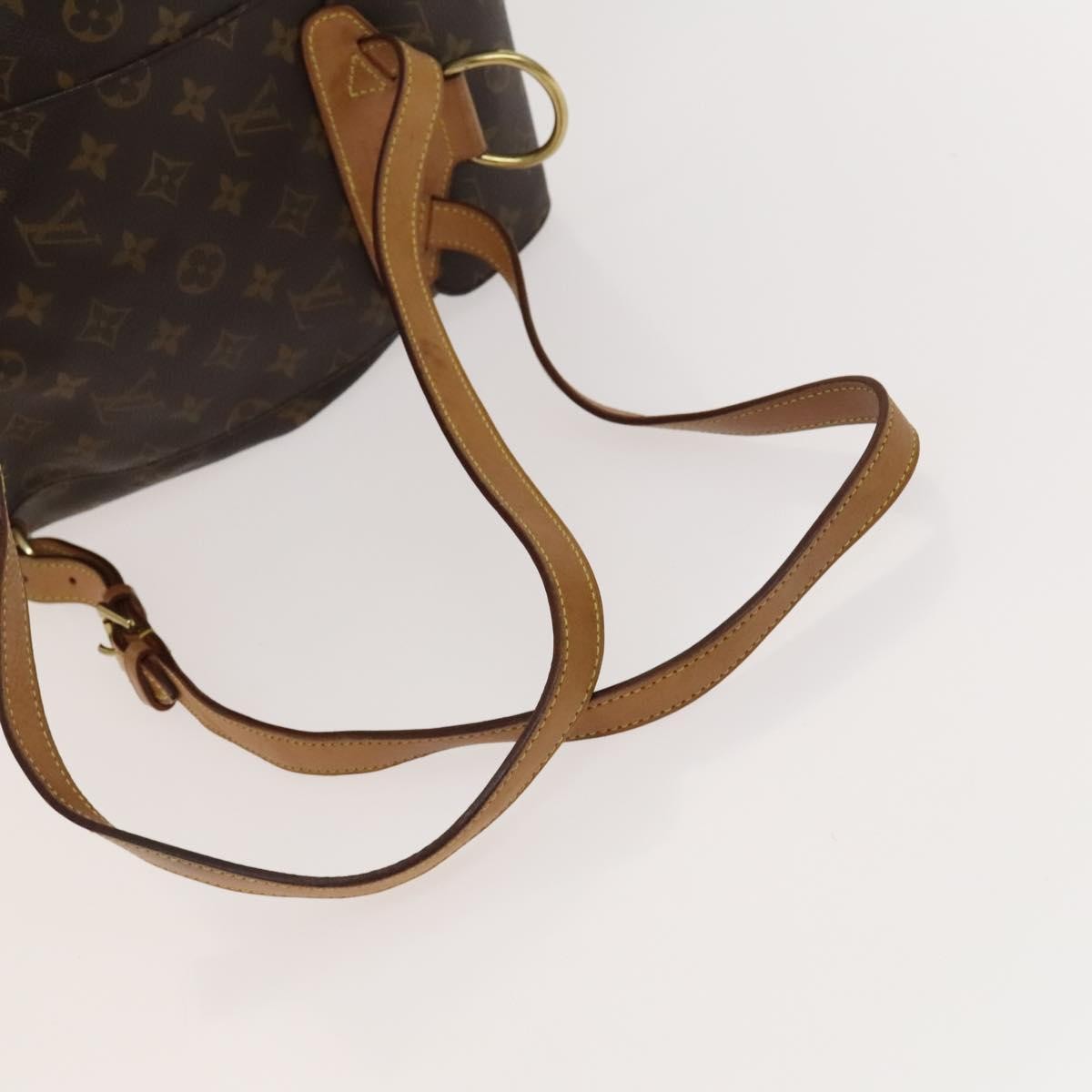 Louis Vuitton Vintage Montsouris Backpack Monogram Canvas, BROWN, CANVAS, Backpack