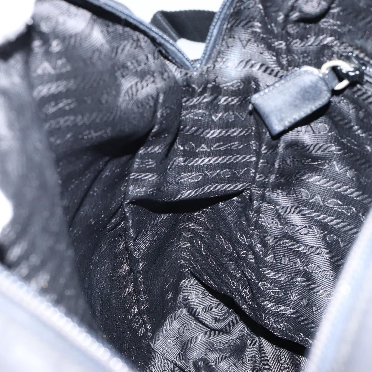 Prada Front Pocket Messenger Bag Tessuto, BLACK, NYLON, Shoulder bag