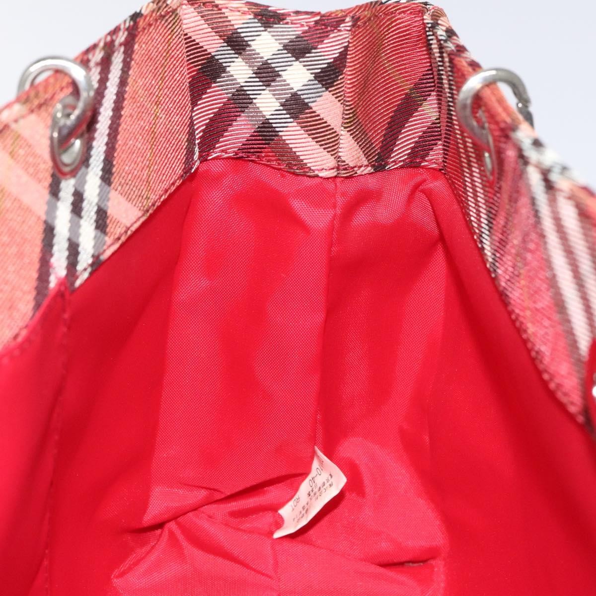Burberry Nova Check Handbag Nova Check Canvas, RED, NYLON, Handbag