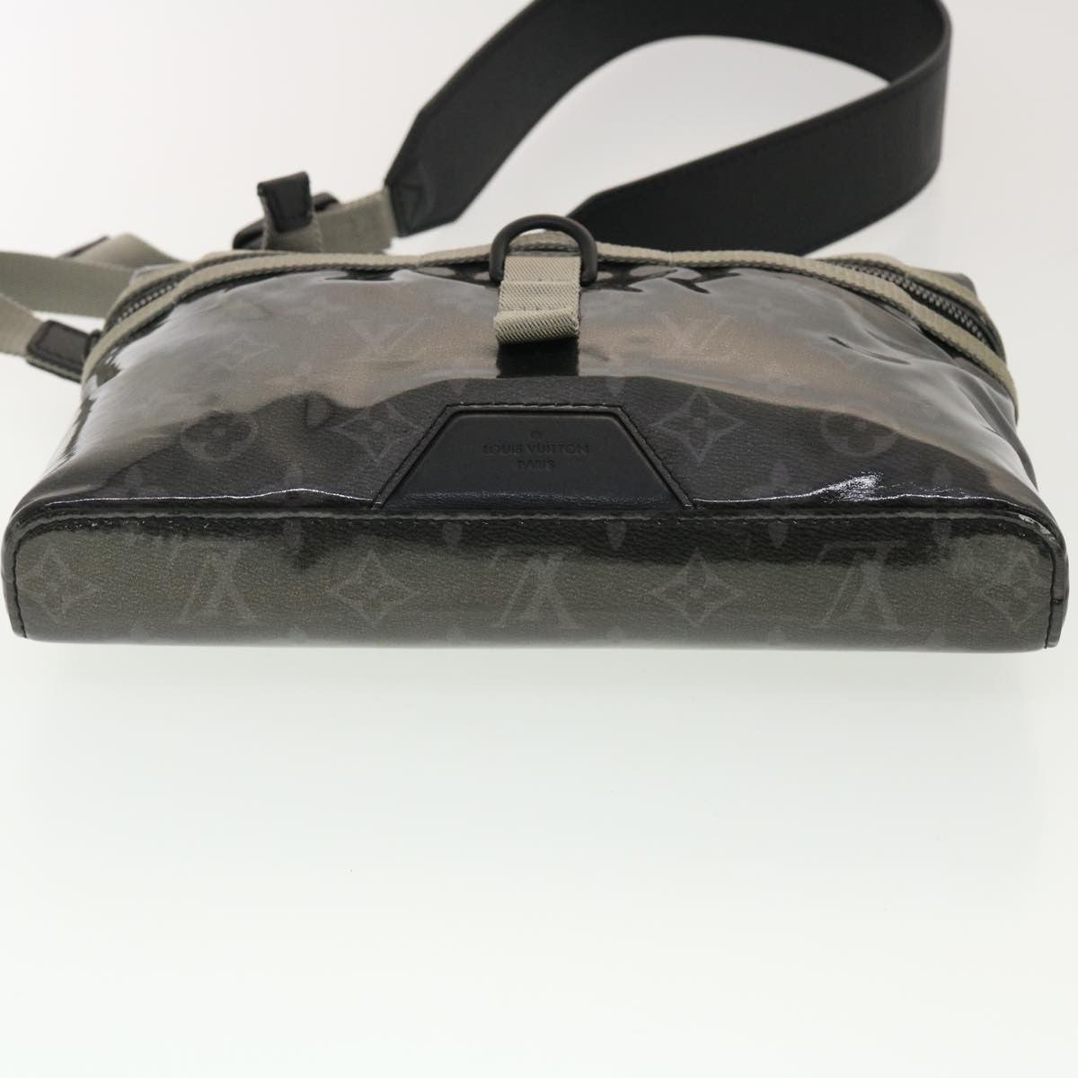 Louis Vuitton Messenger Bag Limited Edition Monogram Eclipse Glaze Canvas, Black, Canvas, Shoulder Bag