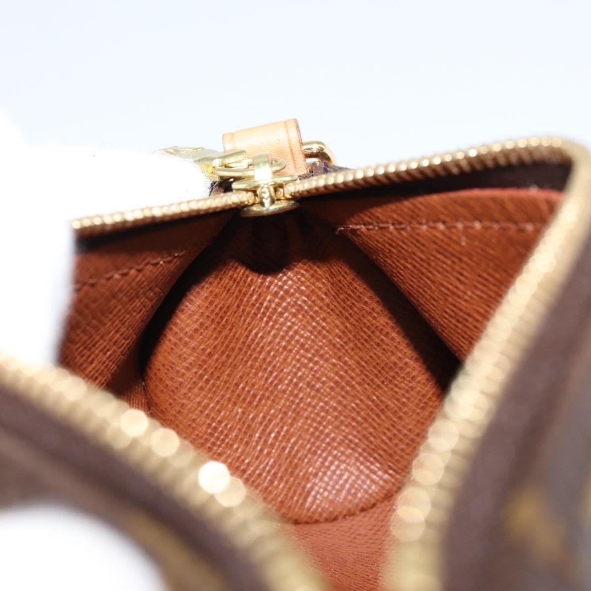 Louis Vuitton Papillon Pochette Monogram Canvas, BROWN, CANVAS, Clutche & pouche