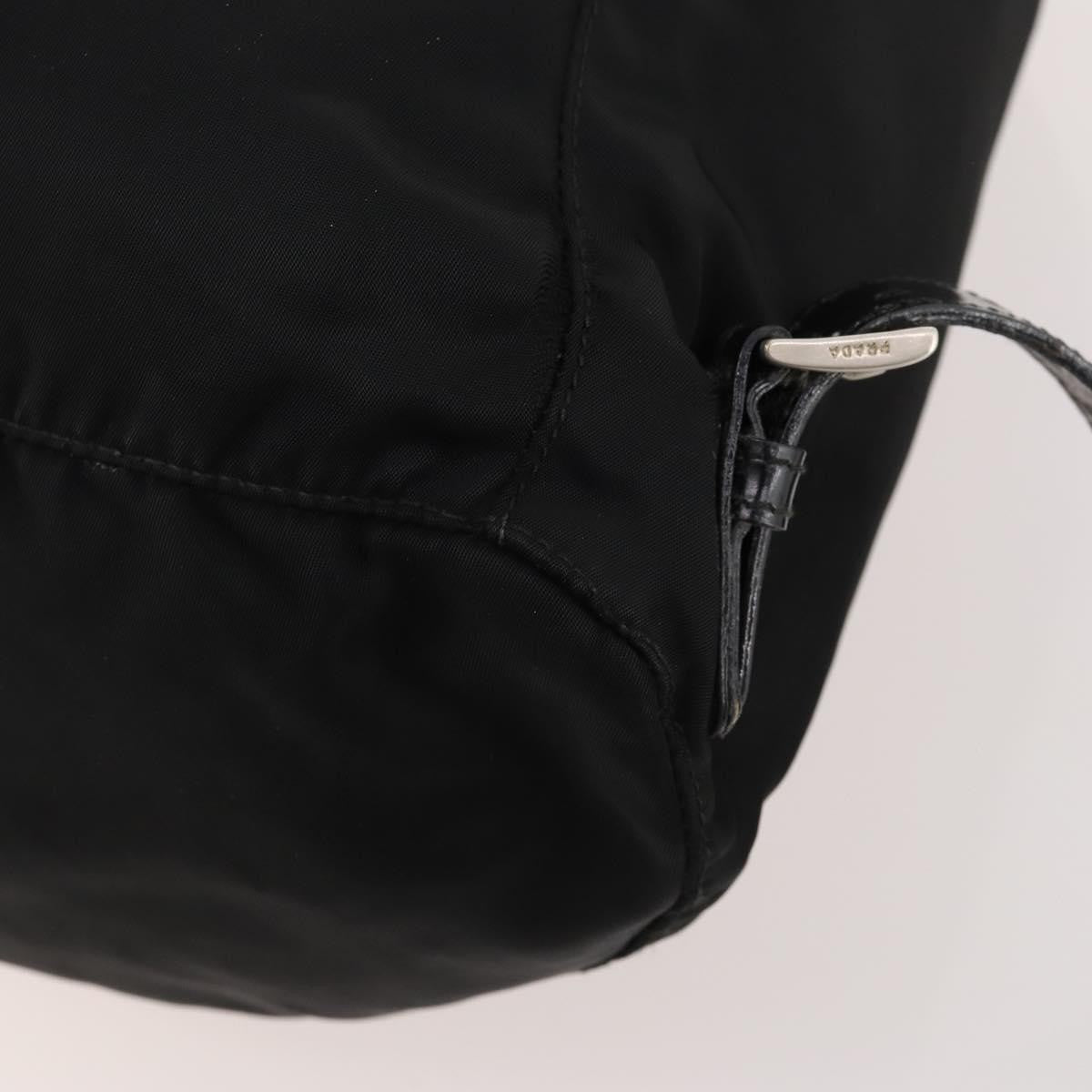 Prada Logo Backpack Tessuto, BLACK, NYLON, Backpack