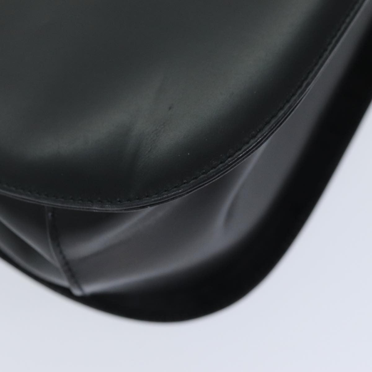 Salvatore Ferragamo Gancini handbag Leather, BLACK, LEATHER, Handbag