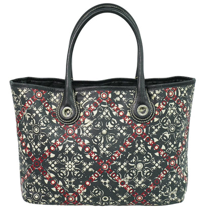 Chanel Optic Coco Tote Printed Coated Canvas with Caviar, MULTICOLOUR, CANVAS, Tote bag