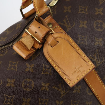 Louis Vuitton Keepall Bag Monogram Canvas, BROWN, CANVAS, Travel bag
