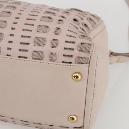 Salvatore Ferragamo Vala Handbag Leather, PINK, LEATHER, Handbag