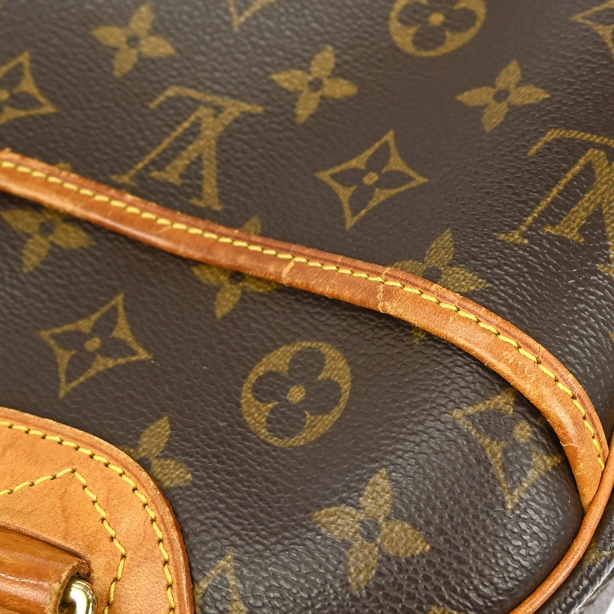 Louis Vuitton Trouville Handbag Monogram Canvas, BROWN, CANVAS, Handbag