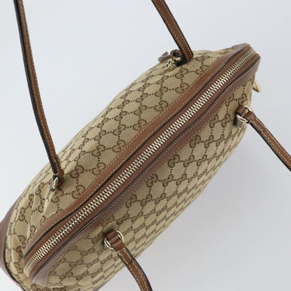 Gucci Bree Dome Tote GG Canvas with Leather, BEIGE, CANVAS, Tote bag