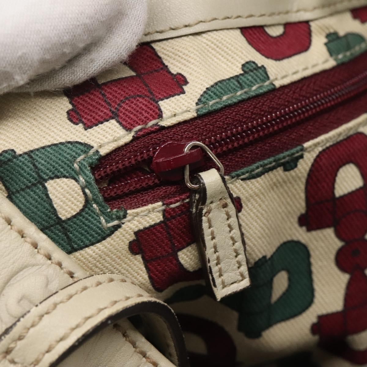 Gucci D-Ring Tote Guccissima Leather, WHITE, LEATHER, Tote bag