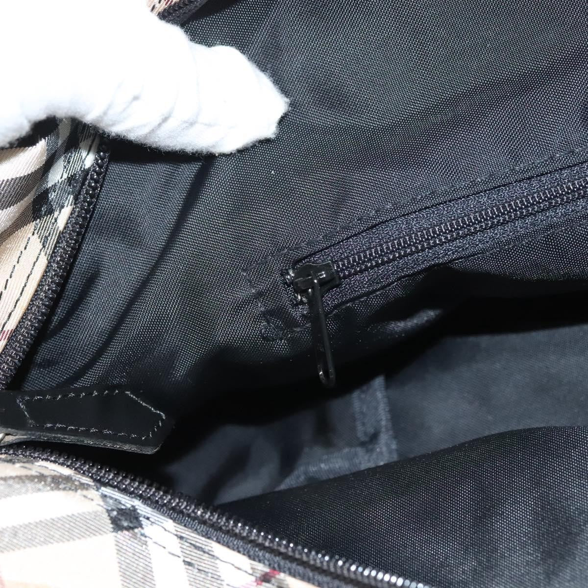 Burberry Nova Check Tote Nylon, RED, NYLON, Tote bag