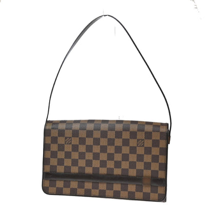 Louis Vuitton Tribeca Handbag Damier, BROWN, CANVAS, Shoulder bag
