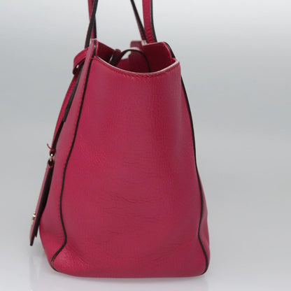 Gucci Swing Tote Leather, PINK, LEATHER, Tote bag