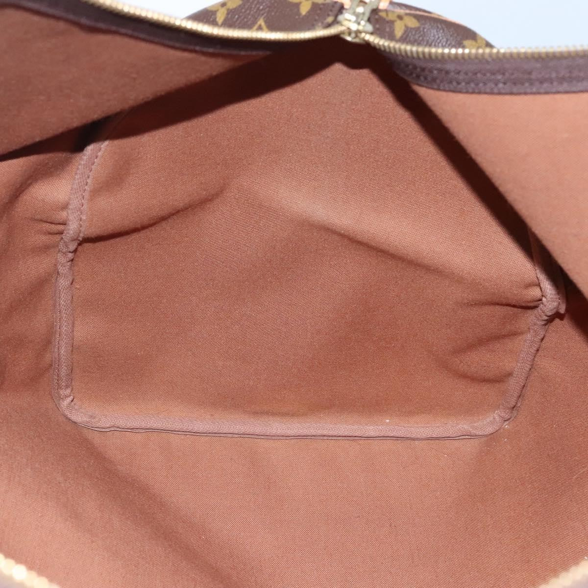 Louis Vuitton Keepall Bag Monogram Canvas, BROWN, CANVAS, Travel bag