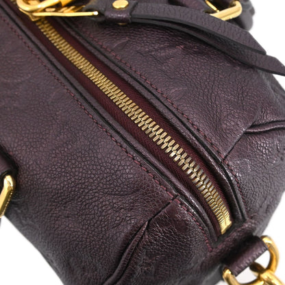 Louis Vuitton Speedy Bandouliere Bag Monogram Empreinte Leather, PURPLE, LEATHER, Handbag