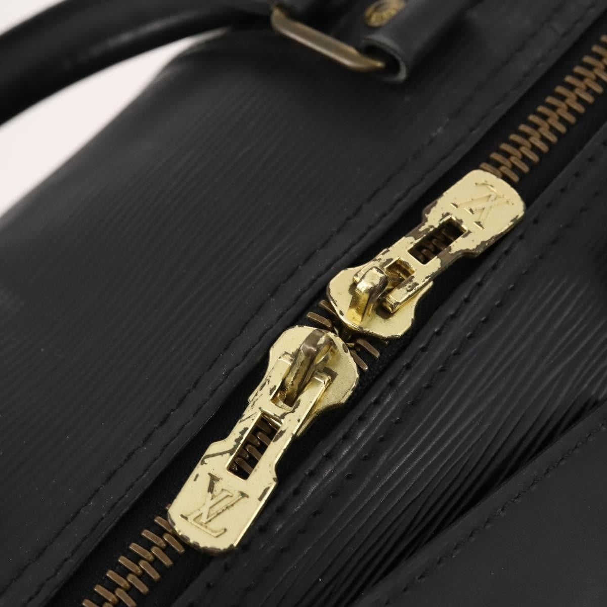 Louis Vuitton Keepall Bag Epi Leather, Black, Leather, Travel Bag
