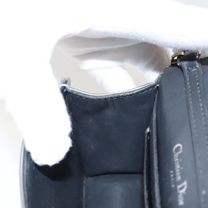 Christian Dior Diorama Wallet on Chain Enamel, SILVER, PATENT_LEATHER, Shoulder bag