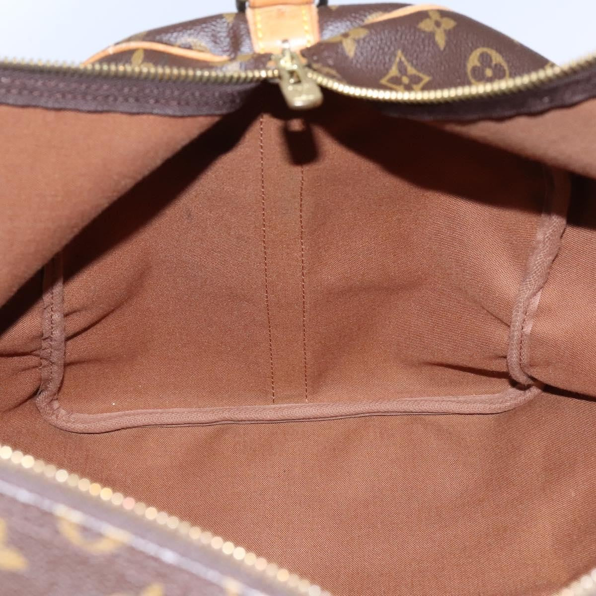 Louis Vuitton Keepall Bandouliere Bag Monogram Canvas, BROWN, CANVAS, Travel bag