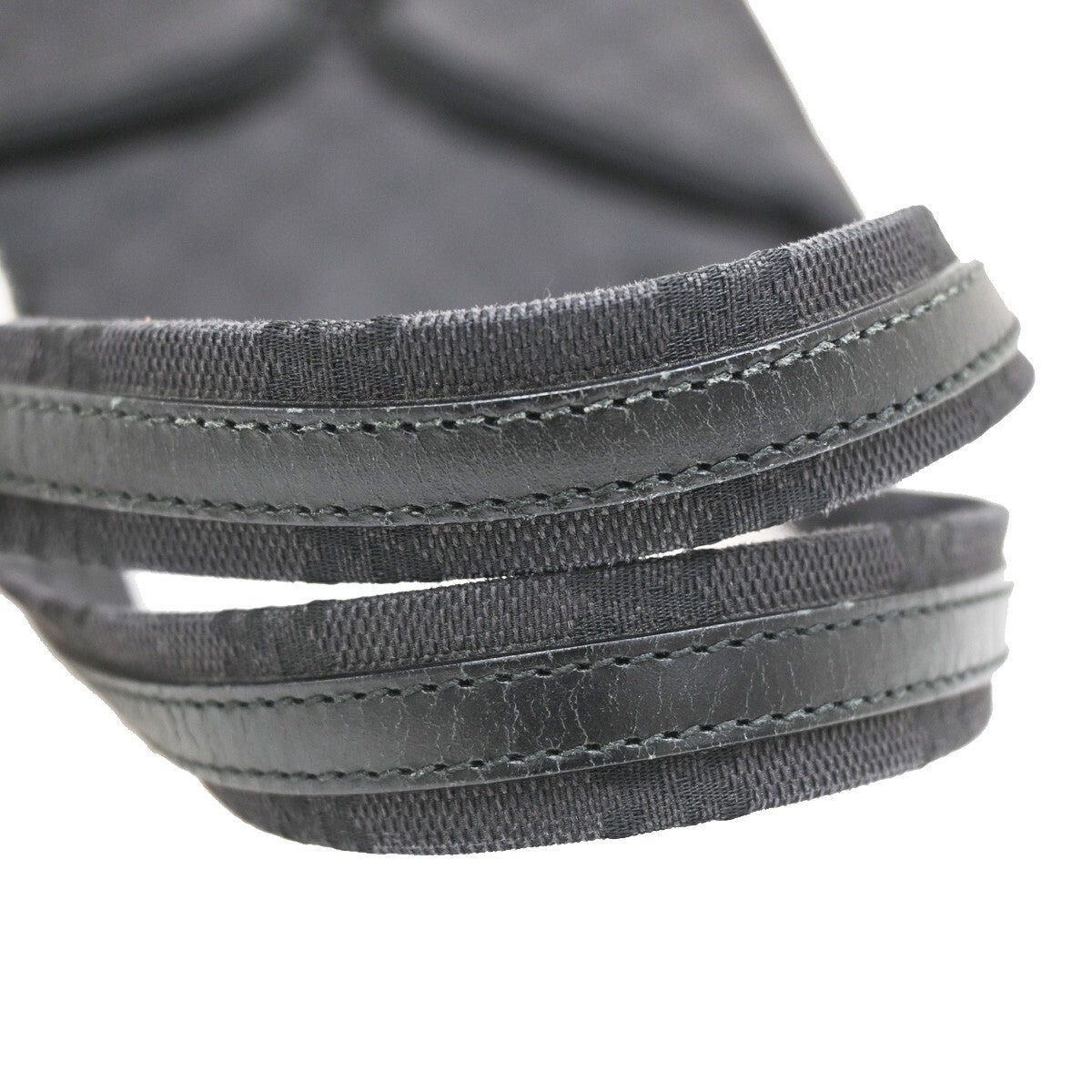 Gucci Double Pocket Tote GG Canvas, BLACK, CANVAS, Shoulder bag