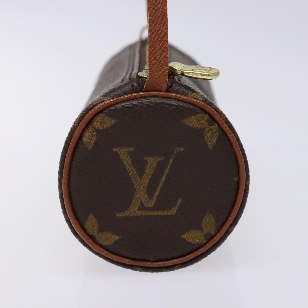 Louis Vuitton Papillon Pochette Monogram Canvas, BROWN, CANVAS, Handbag