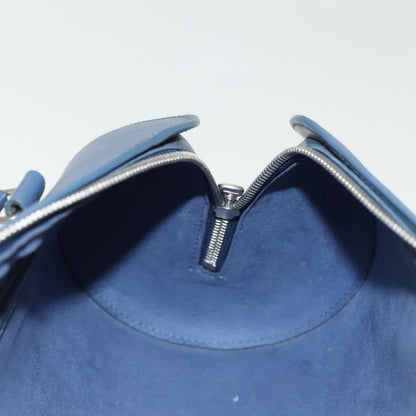 Louis Vuitton Soufflot Handbag Epi Leather, BLUE, LEATHER, Handbag