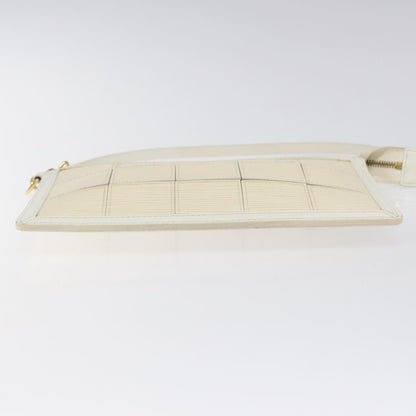 Louis Vuitton Delmonico Pochette Stretch Epi Leather, BEIGE, LEATHER, Clutche & pouche