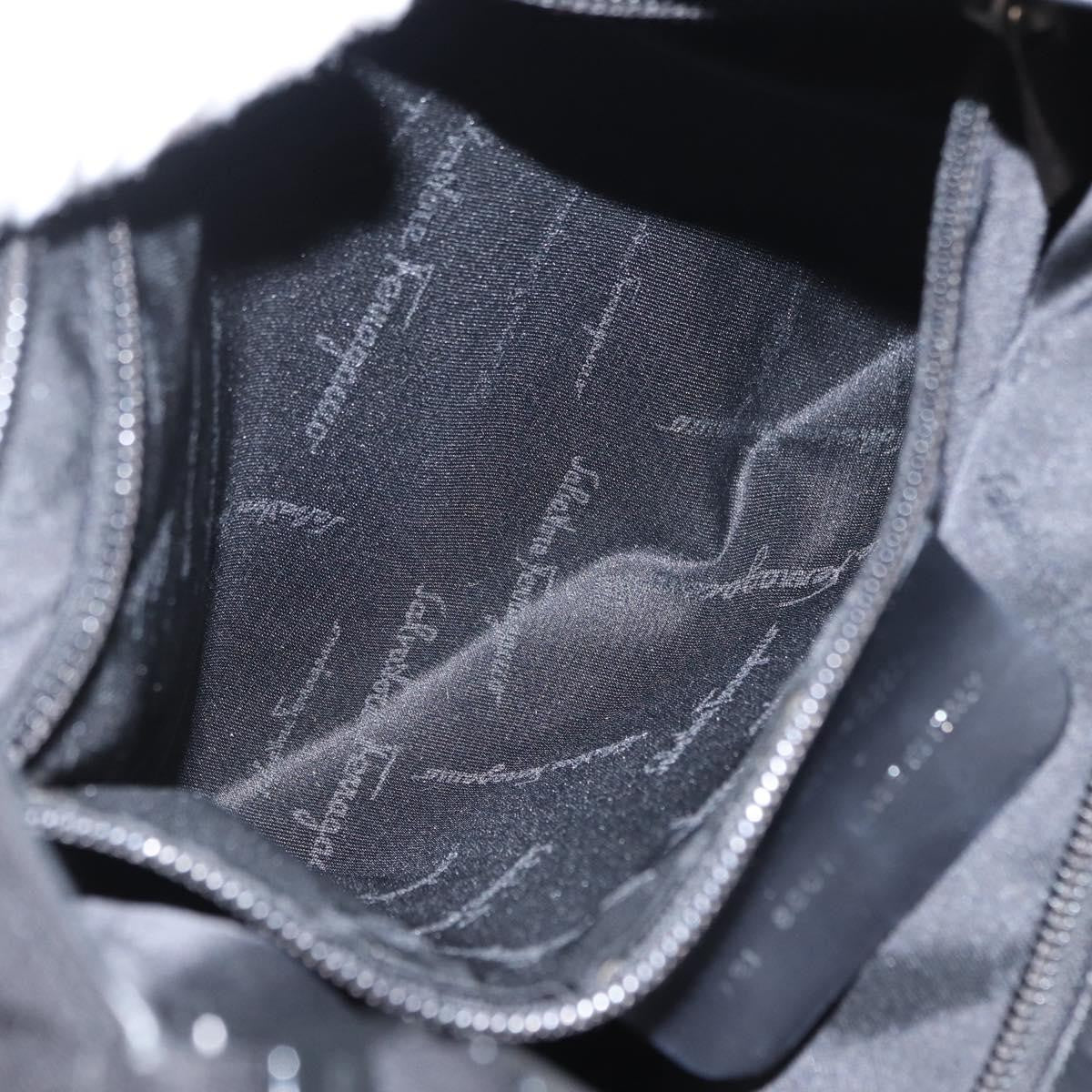 Salvatore Ferragamo Vala Shoulder Bag Nylon, BLACK, NYLON, Shoulder bag