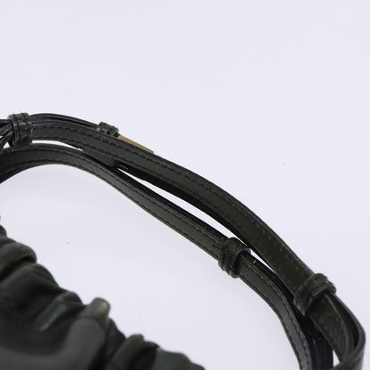 Gucci Vintage Handbag Leather, KHAKI, LEATHER, Handbag