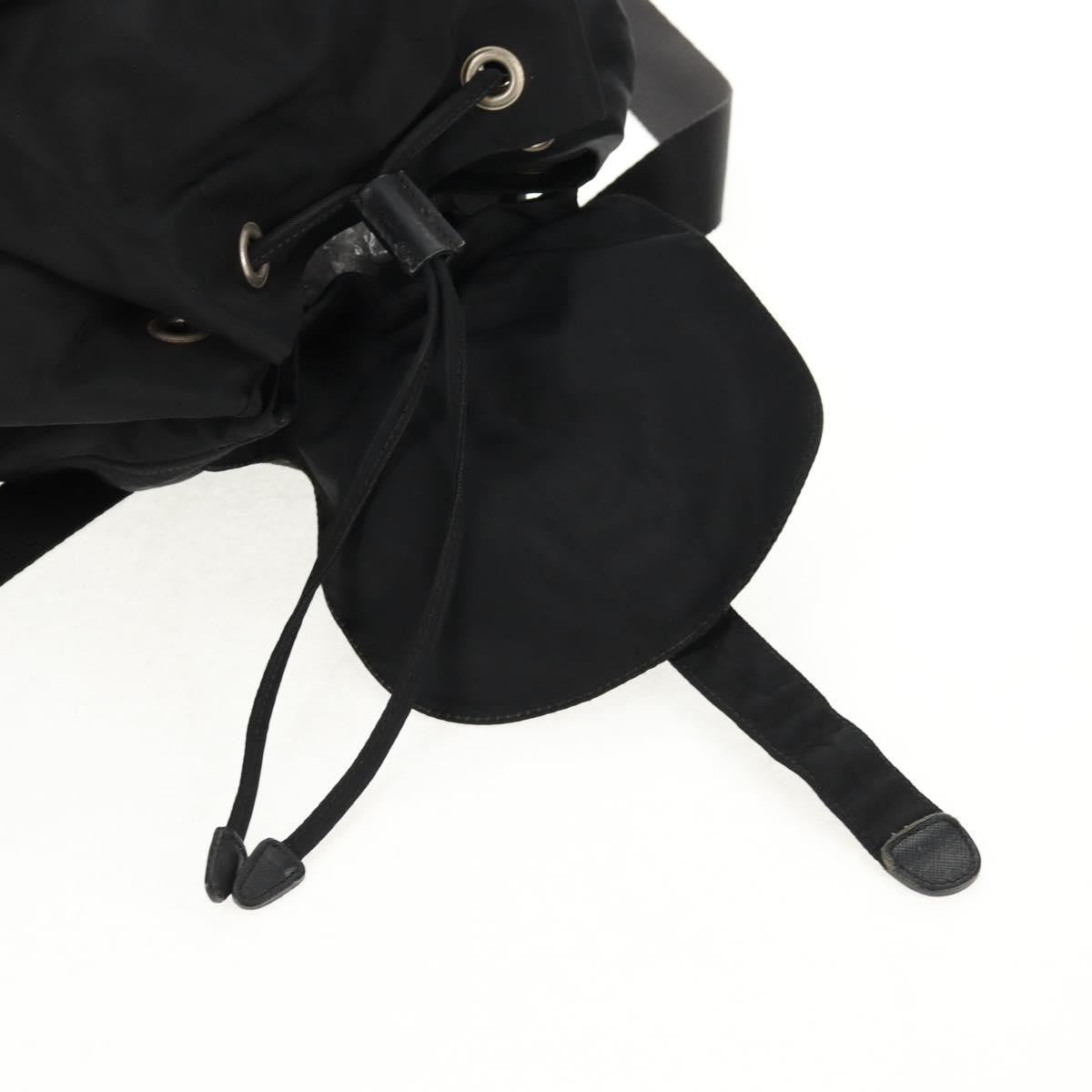 Prada Front Pocket Backpack Tessuto, BLACK, NYLON, Backpack