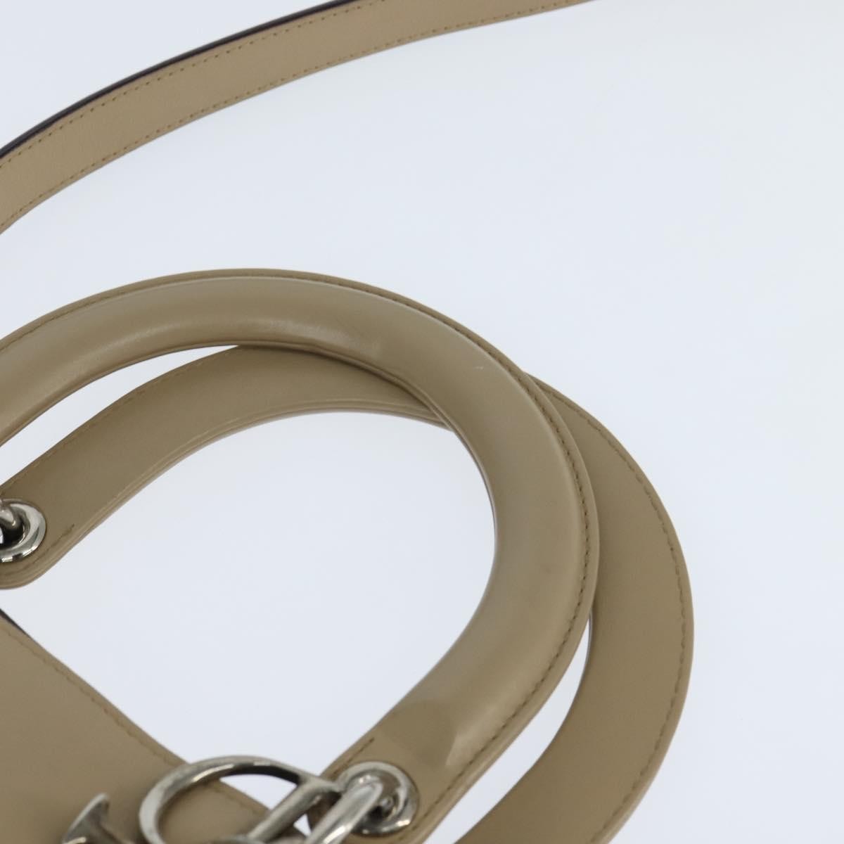 Christian Dior Diorissimo Tote Smooth Calfskin, BEIGE, LEATHER, Tote bag