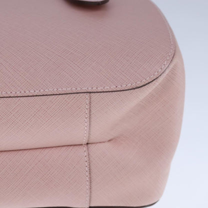 Salvatore Ferragamo Gancini handbag Leather, PINK, LEATHER, Handbag