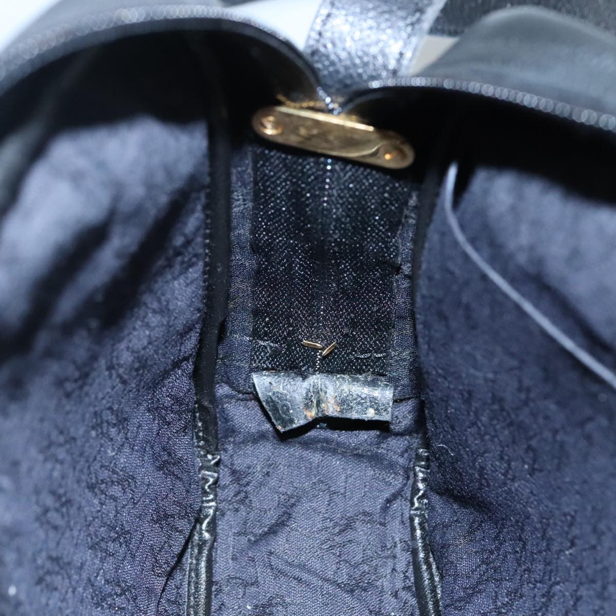 Saint Laurent Vintage Shoulder Bag Leather, BLACK, LEATHER, Shoulder bag