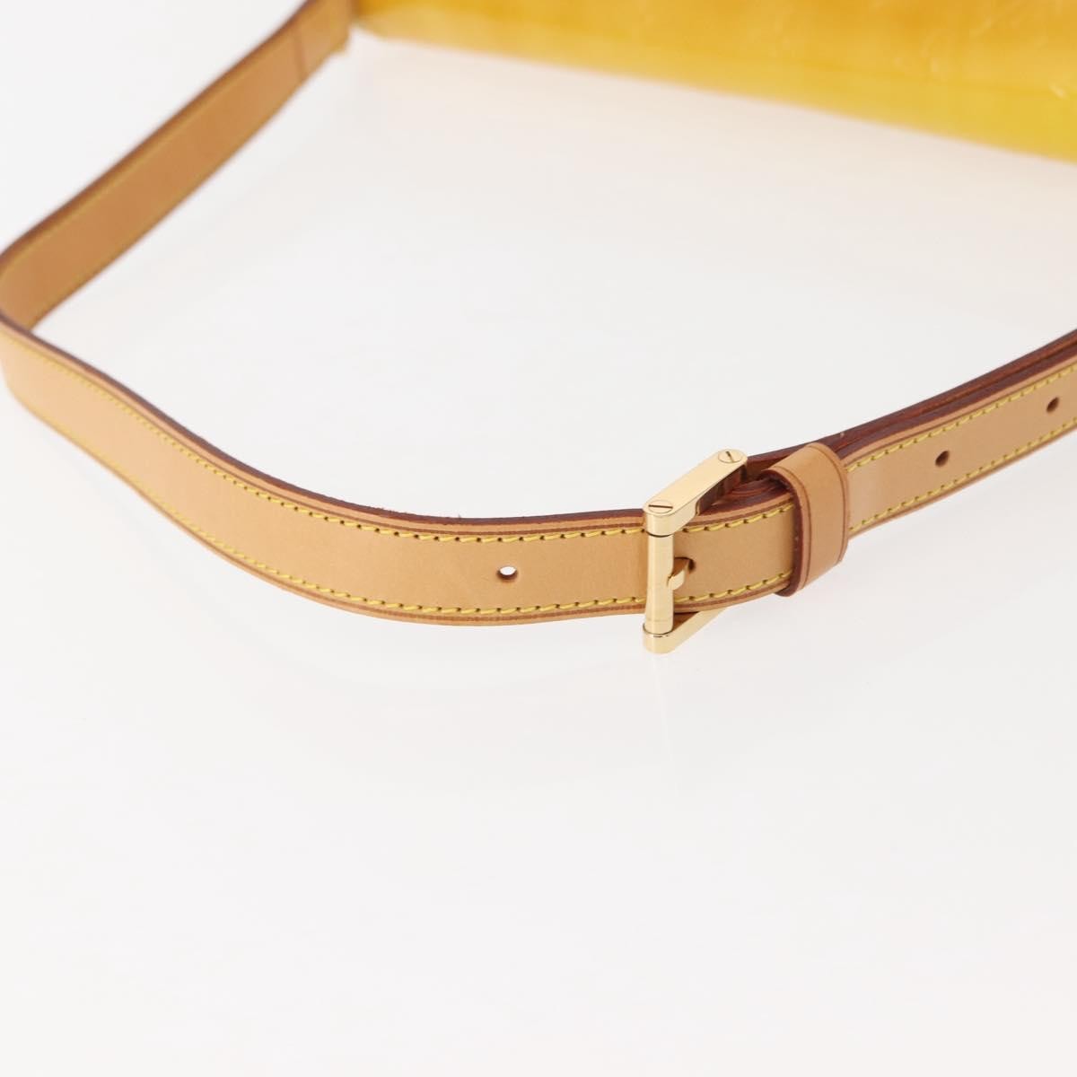 Louis Vuitton Thompson Street Handbag Monogram Vernis, YELLOW, PATENT_LEATHER, Shoulder bag