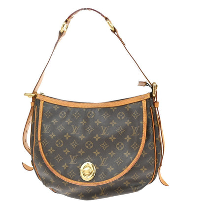 Louis Vuitton Tulum Handbag Monogram Canvas, BROWN, CANVAS, Handbag