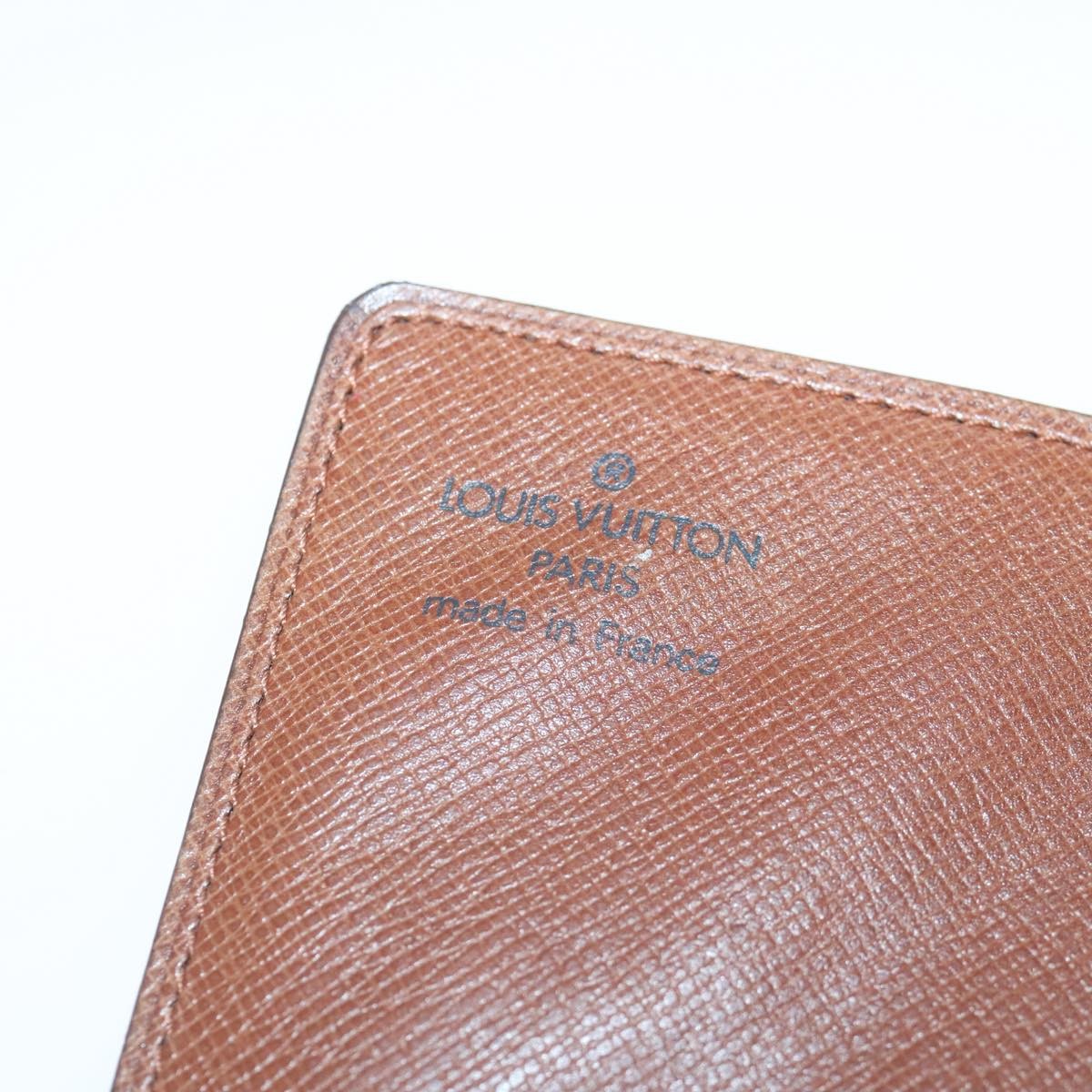 Louis Vuitton Porte Cartes Pression Card Case Monogram Canvas, BROWN, CANVAS, Card Holders