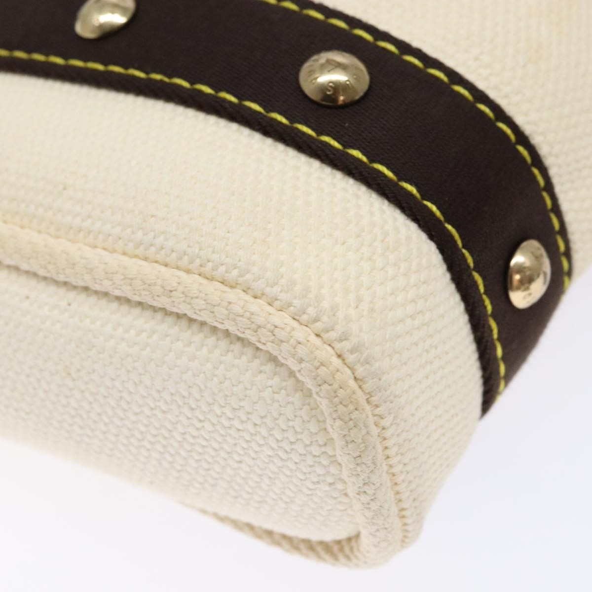 Louis Vuitton Antigua Tote Canvas, WHITE, CANVAS, Tote bag