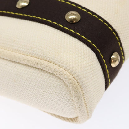 Louis Vuitton Antigua Tote Canvas, WHITE, CANVAS, Tote bag
