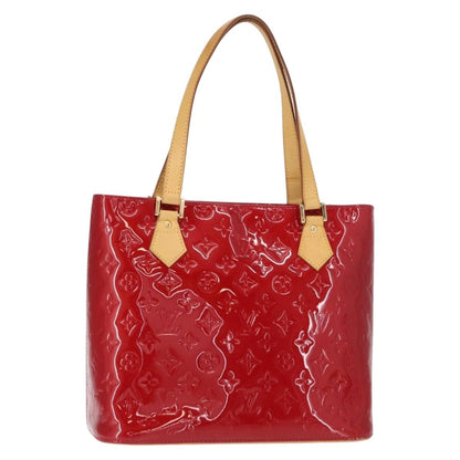 Louis Vuitton Houston Handbag Monogram Vernis, RED, PATENT_LEATHER, Handbag