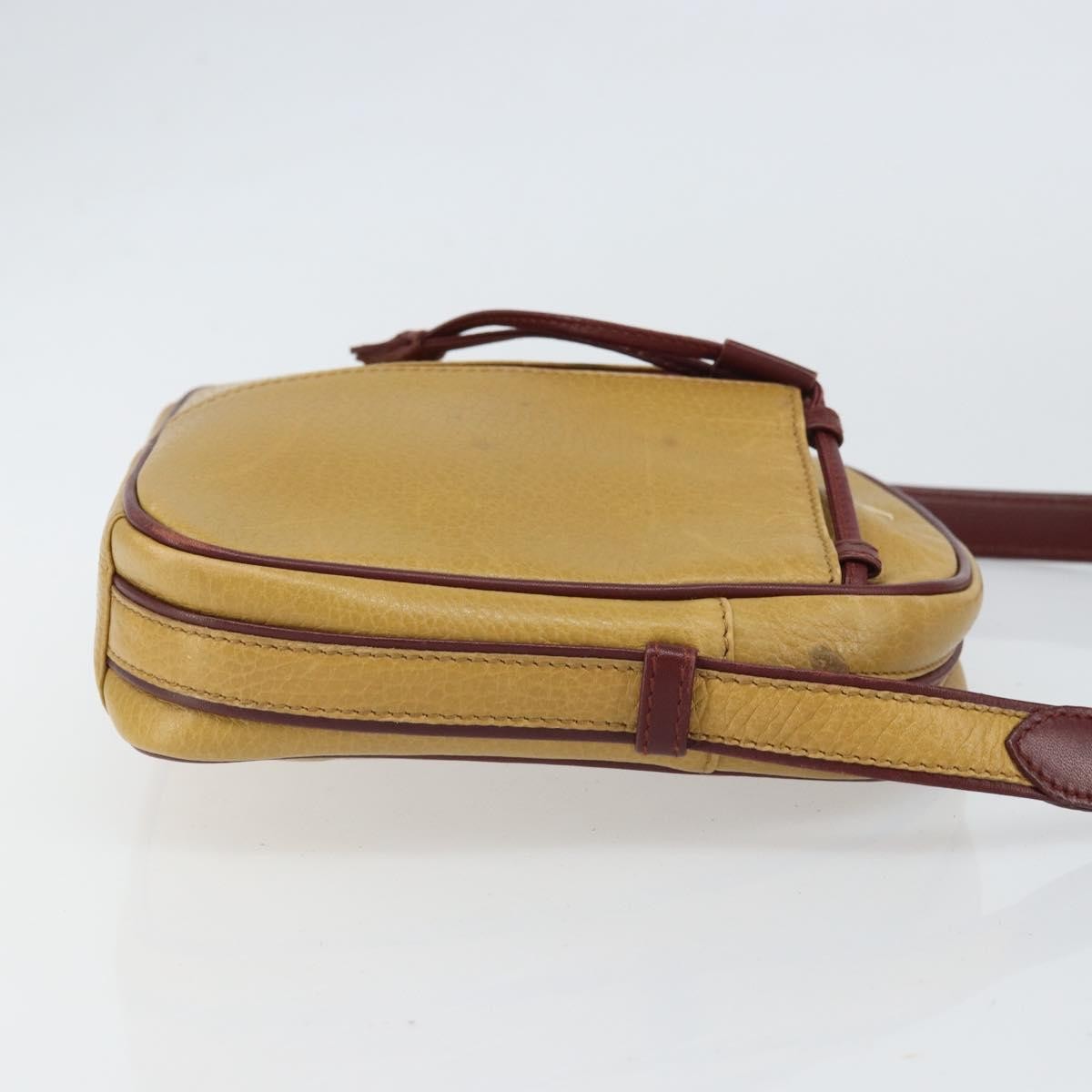 cartier Tasseled Must de Cartier Crossbody Bag Leather, YELLOW, LEATHER, Shoulder bag