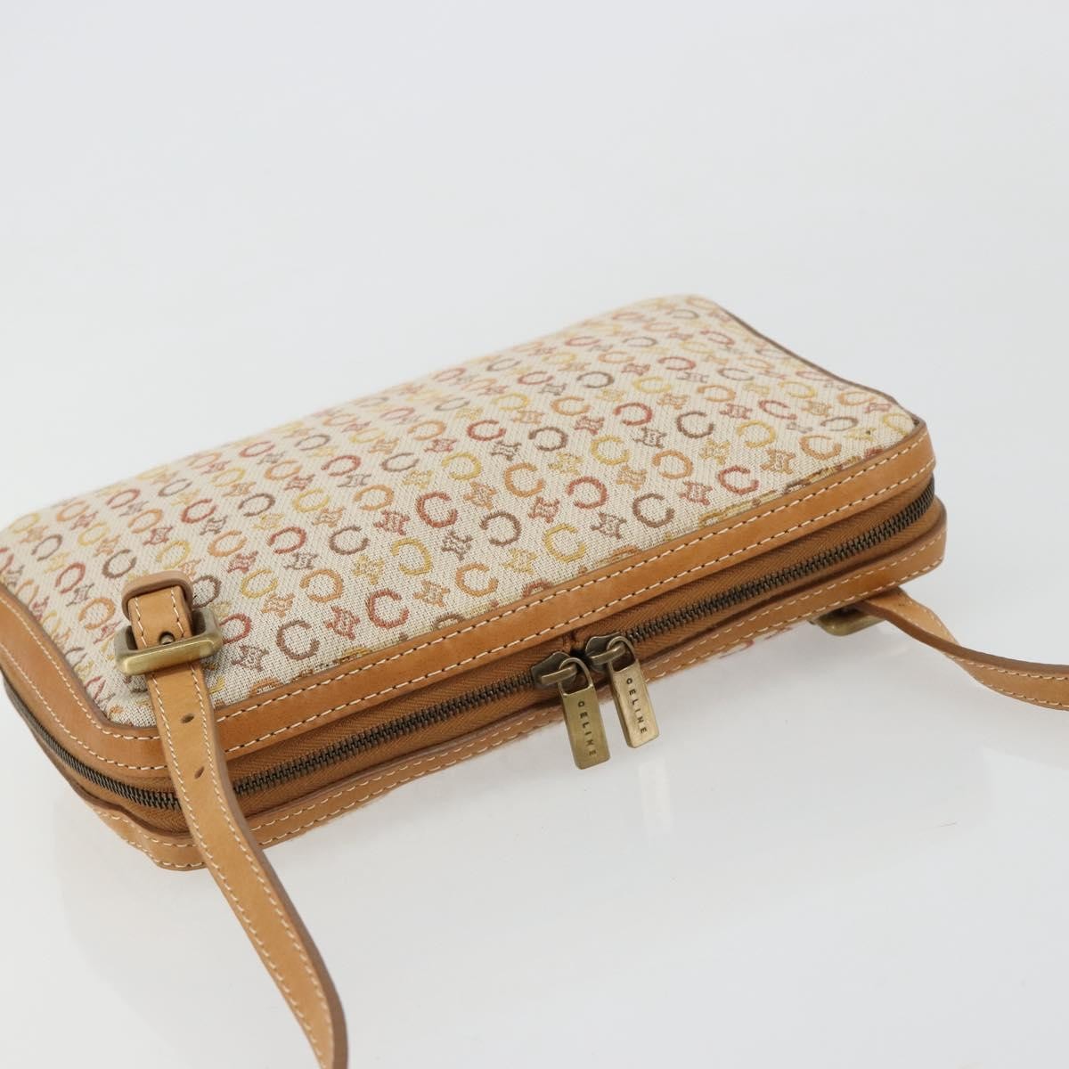Celine Vintage Macadam Shoulder Bag Canvas, Multicolour, Canvas, Shoulder Bag