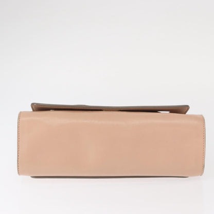 Chloe Elle Chain Clutch Leather, PINK, LEATHER, Shoulder bag