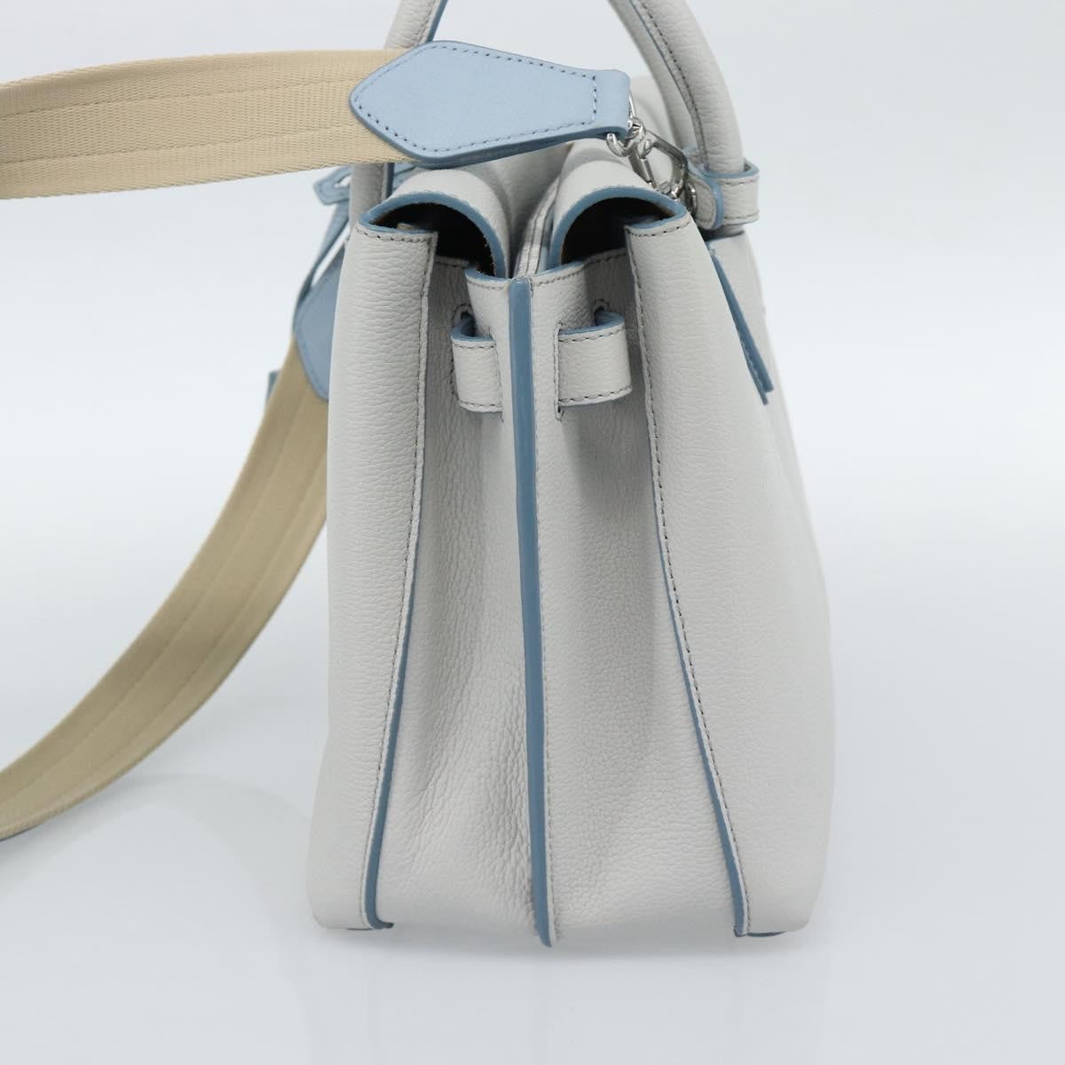 MCM Milla Leather, Gray, Leather, Handbag