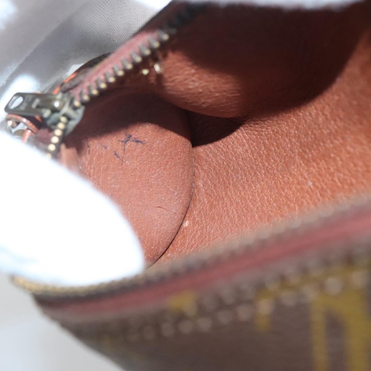 Louis Vuitton Papillon Pochette Monogram Canvas, BROWN, CANVAS, Clutche & pouche