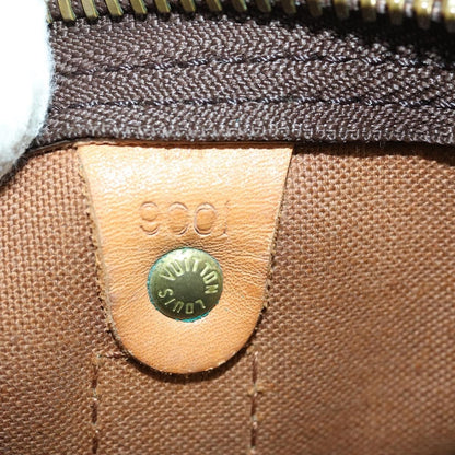 Louis Vuitton Keepall Bag Monogram Canvas, BROWN, CANVAS, Travel bag