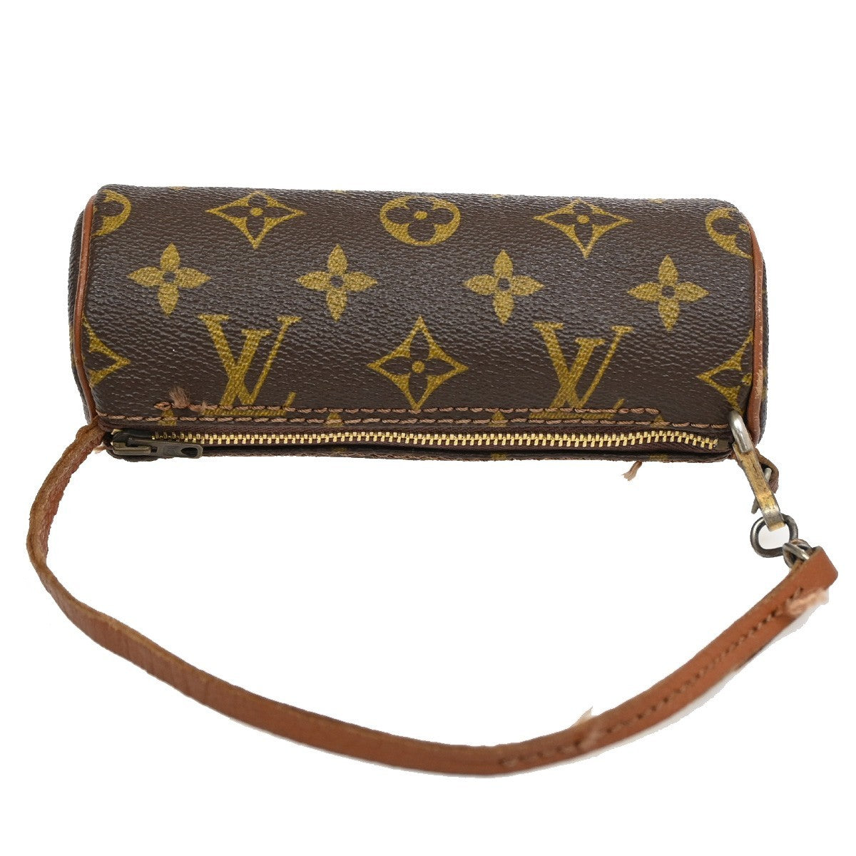 Louis Vuitton Papillon Pochette Monogram Canvas, BROWN, CANVAS, Clutche & pouche