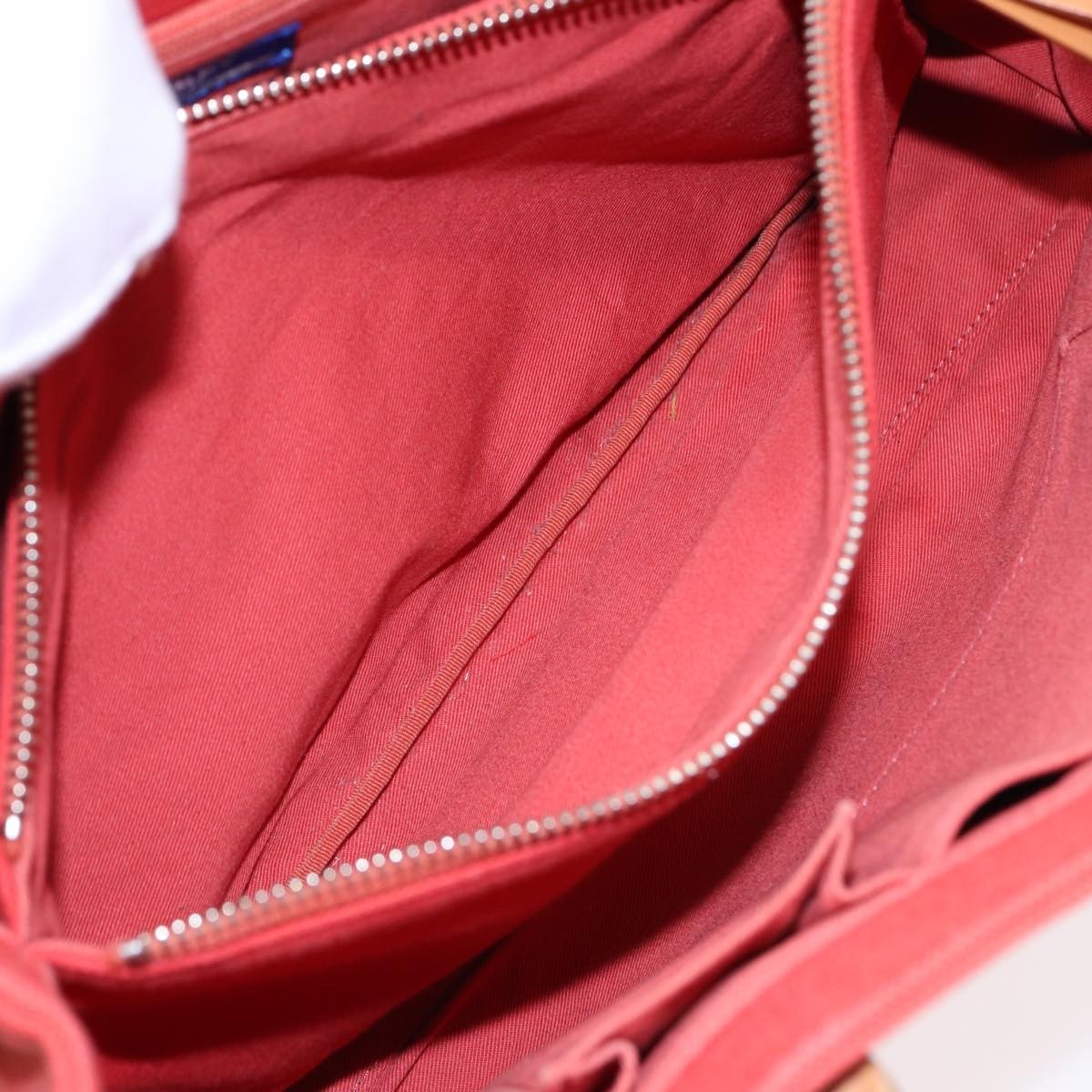 Burberry Nova Check Blue Label Canvas, ORANGE, CANVAS, Handbag