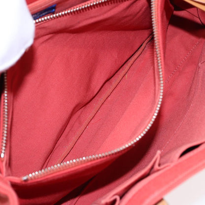 Burberry Nova Check Blue Label Canvas, ORANGE, CANVAS, Handbag