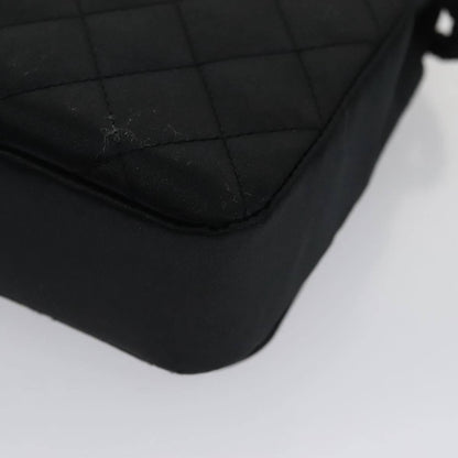 Chanel Camellia Charms Wallet on Chain Silk, BLACK, SATIN, Wallets