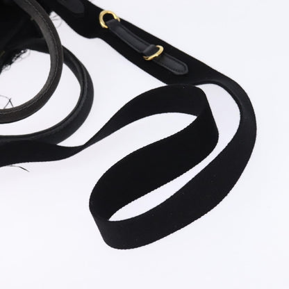 Prada Fringe Wicker Tote Woven Straw, BLACK, WOOD, Handbag